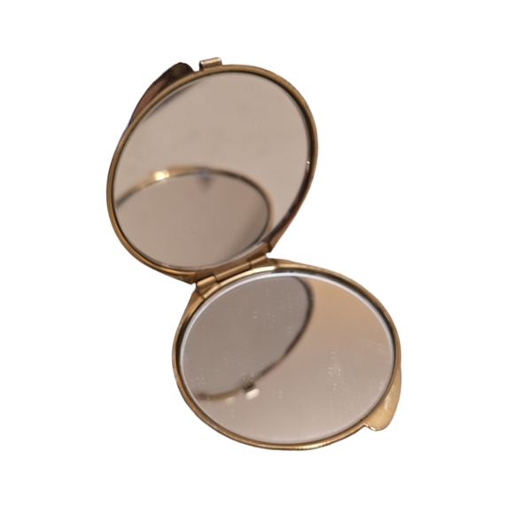 2.5in Vintage Small Powder Compact Vanity Case 11 - Picture 3 of 4